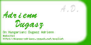 adrienn dugasz business card